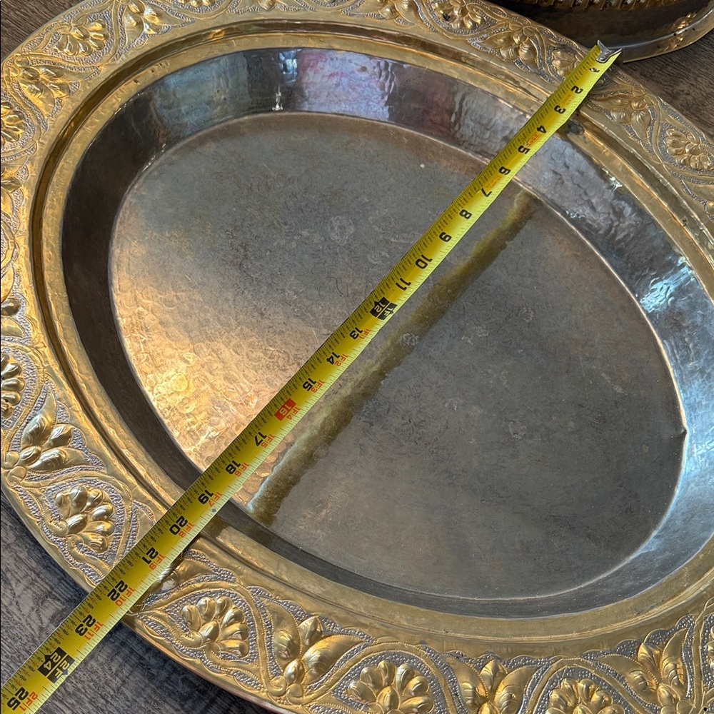 Vintage antique large serving dish - Picture 4 of 17